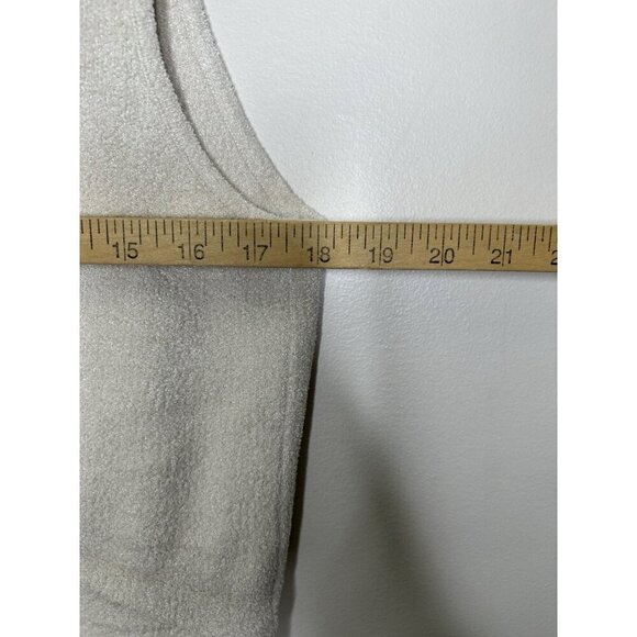 Barefoot Dreams CozyChic Ultra Lite Cascading Vest Sand Dune Size Medium NWT - Picture 8 of 11
